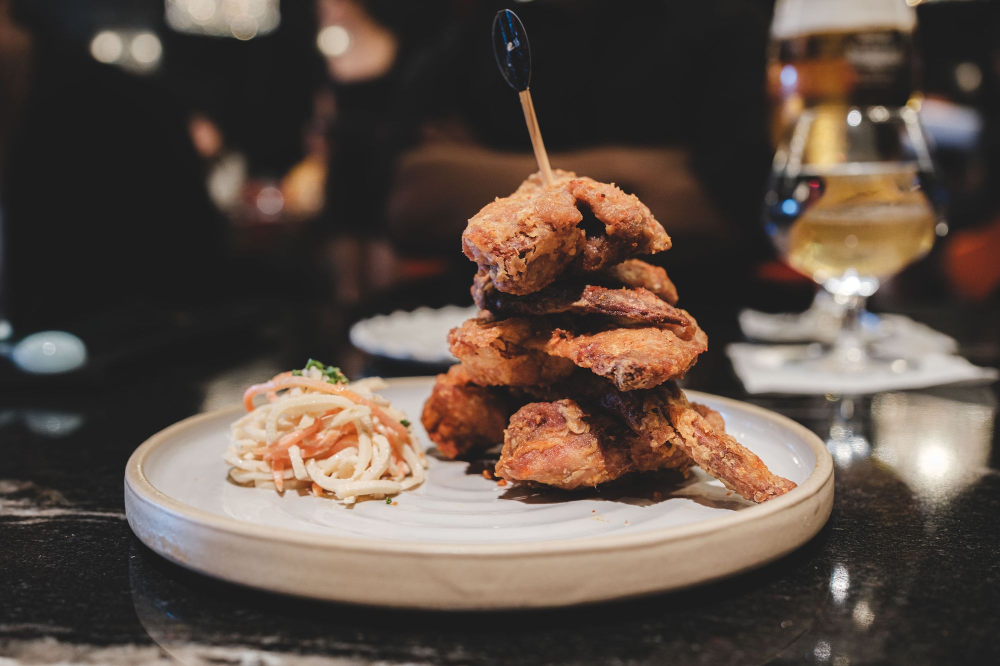 Jess' Restaurant Vancouver –&nbsp;Deep Fried Chicken Wing Tower