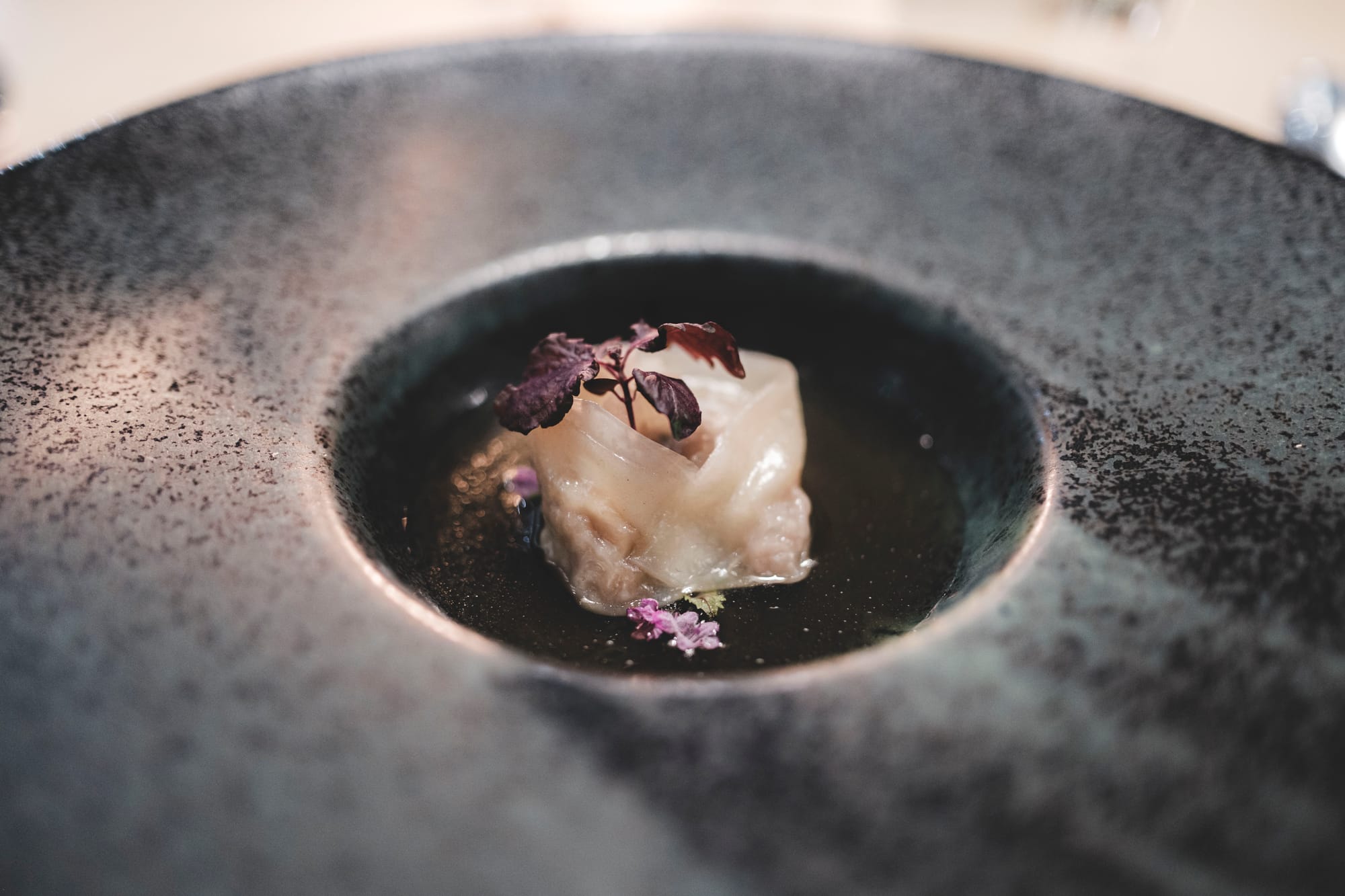 Miku in Vancouver –&nbsp;Holiday 2023 Kaiseki – Duck Consommé