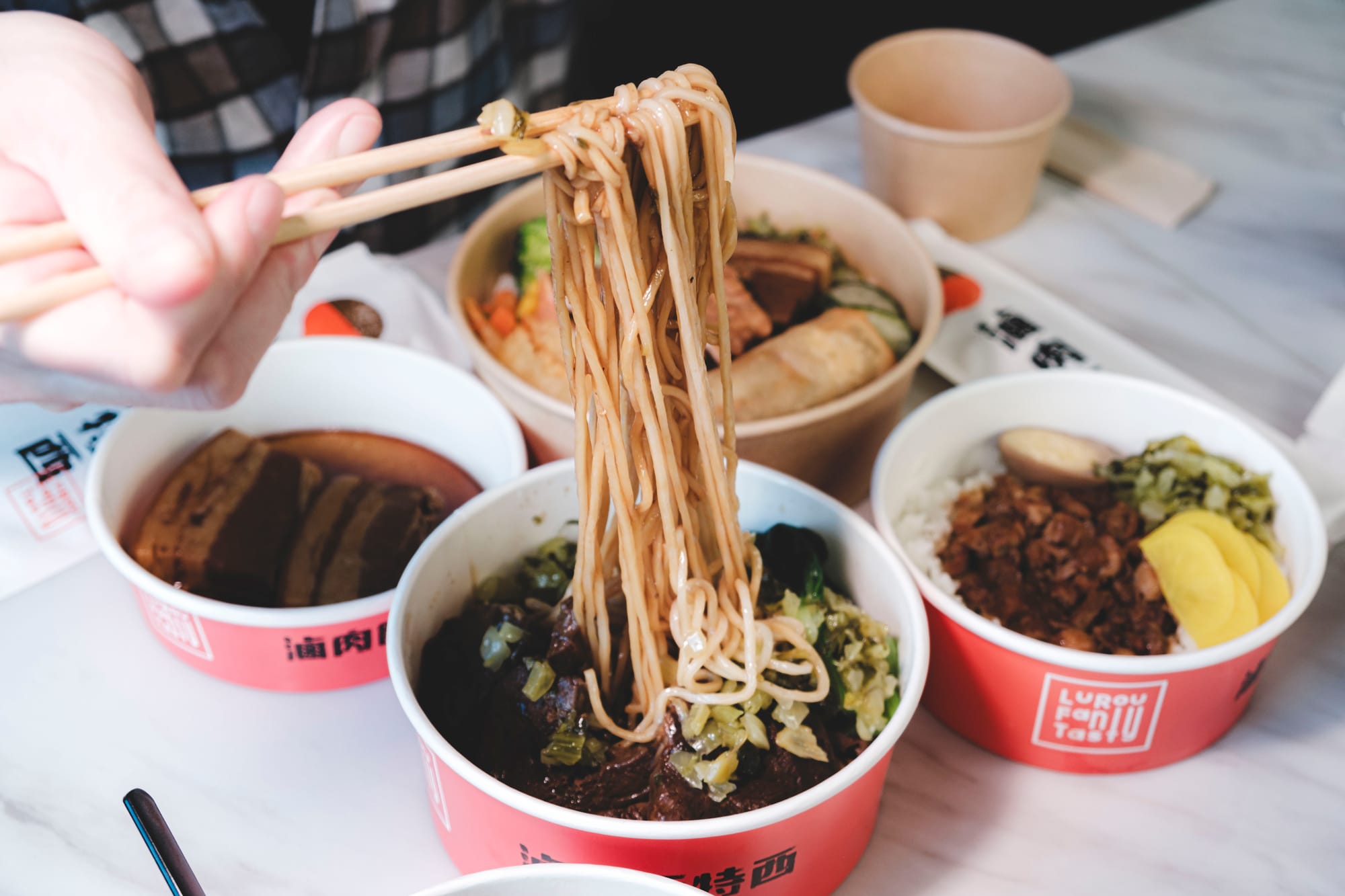 Luroufan Tasty in Burnaby –&nbsp;Braised Beef Saucy Noodles