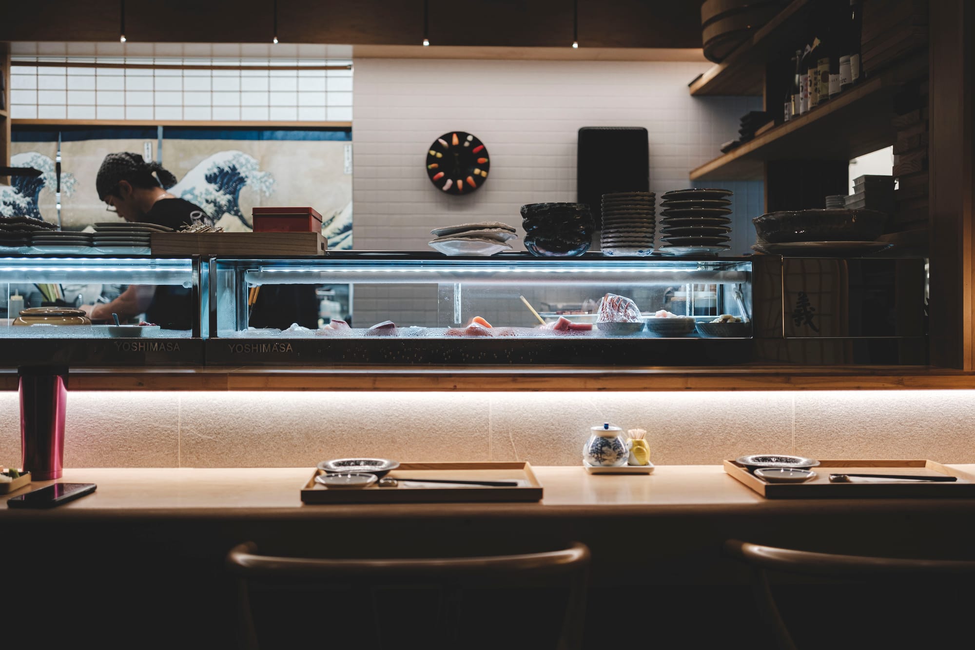 Inside Sushi Hil in Vancouver