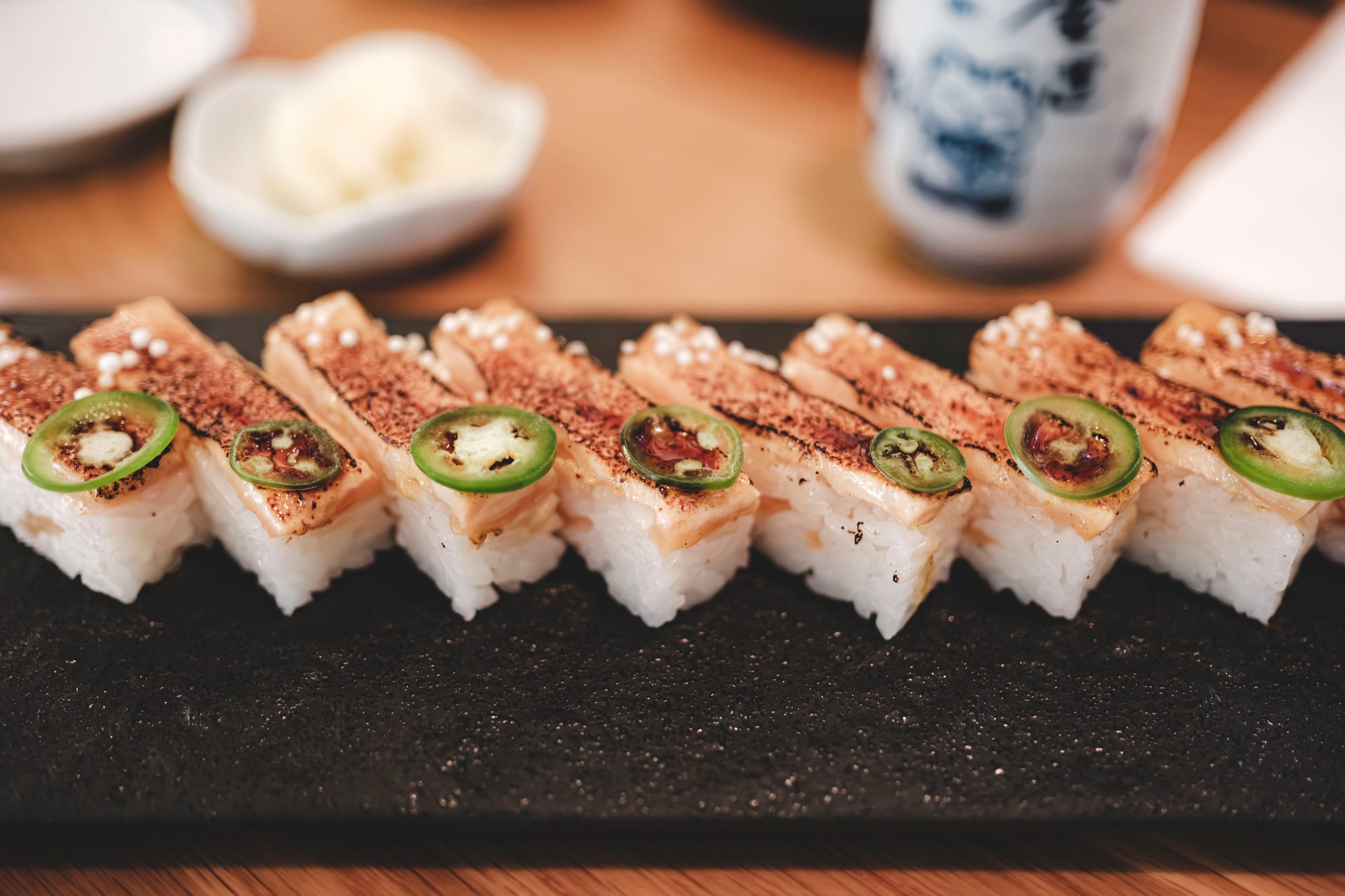 Sushi Hil in Vancouver – King Salmon Roll