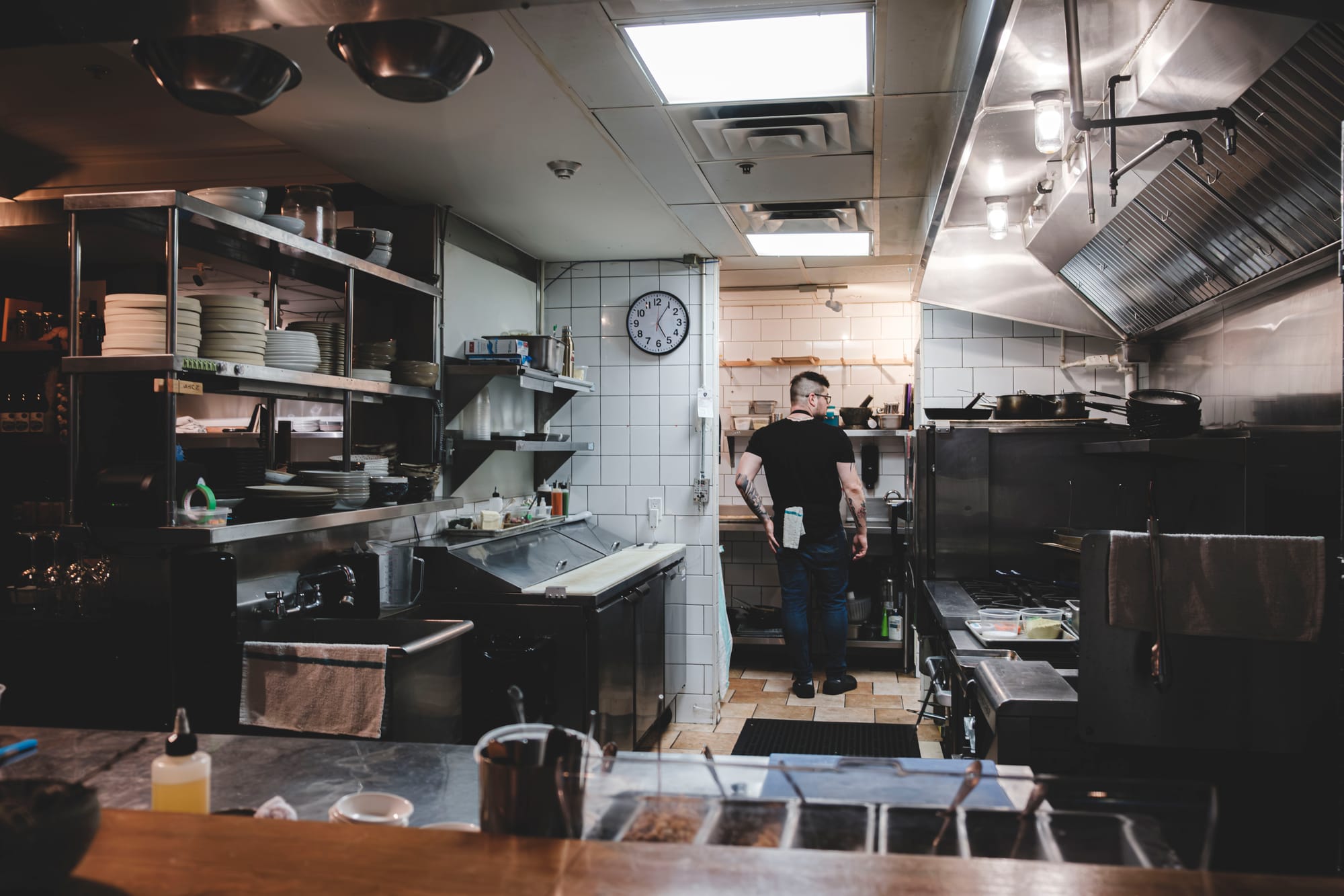 Folke in Vancouver – Kitchen View from Bar
