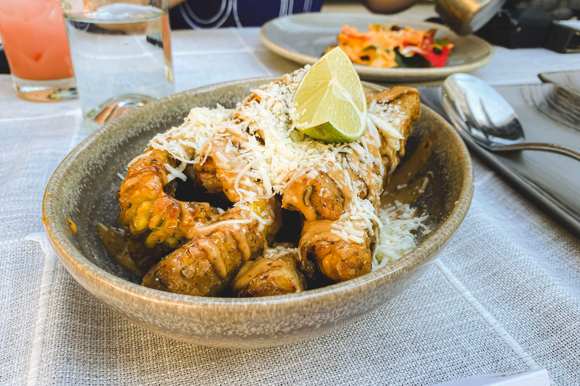 H2 Kitchen + Bar Vancouver: Crispy Corn Elote