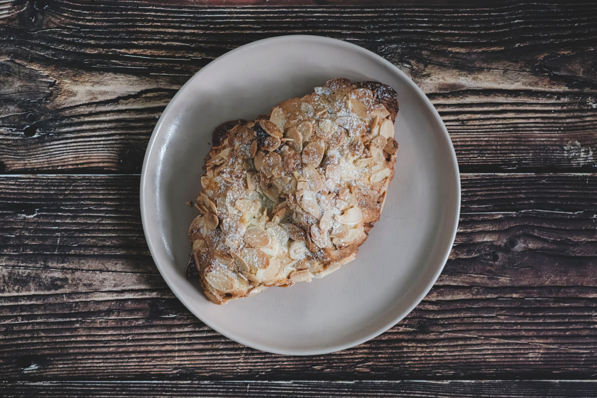 Paris Baguette Almond Croissant ($6.19) - Overhead