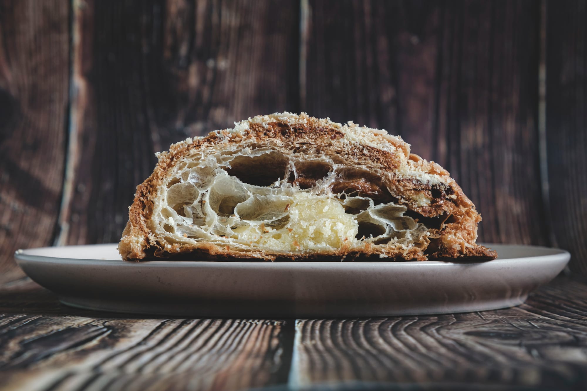 Paris Baguette Almond Croissant ($6.19) - Cross Section