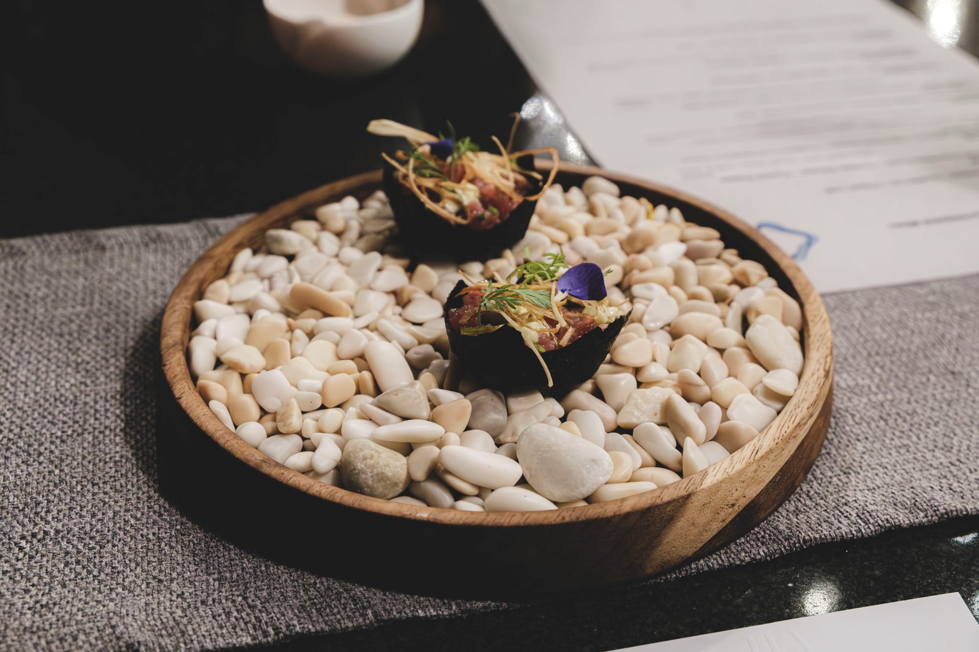 Ha' Restaurant at Hotel Xcaret Mexico – Nori Tuna Tartare