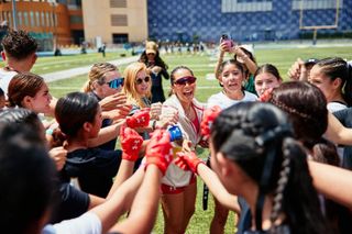 Under Armour is putting its money where the future is and that future is fast, flag pulling, and female.