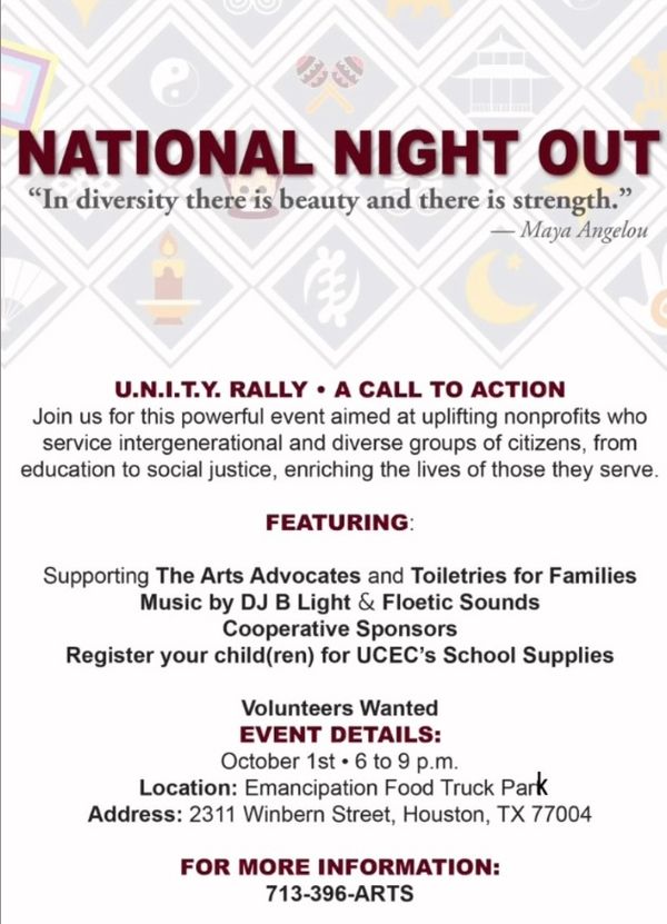 National Night Out: U.N.I.T.Y Rally