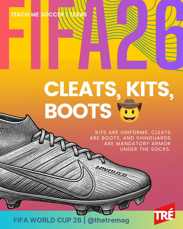 Cleats Kits Boots | Dressing for the Pitch in Texas