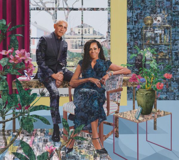 The Art of Legacy: Njideka Akunyili Crosby's Portrait of The Obamas