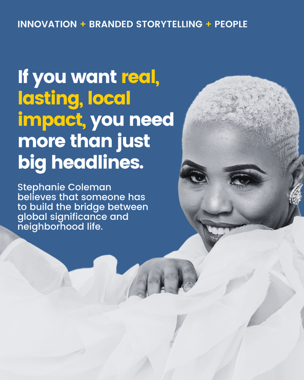 From Stadium Buzz to Neighborhood Meaning: Stephanie Coleman’s Houston Playbook