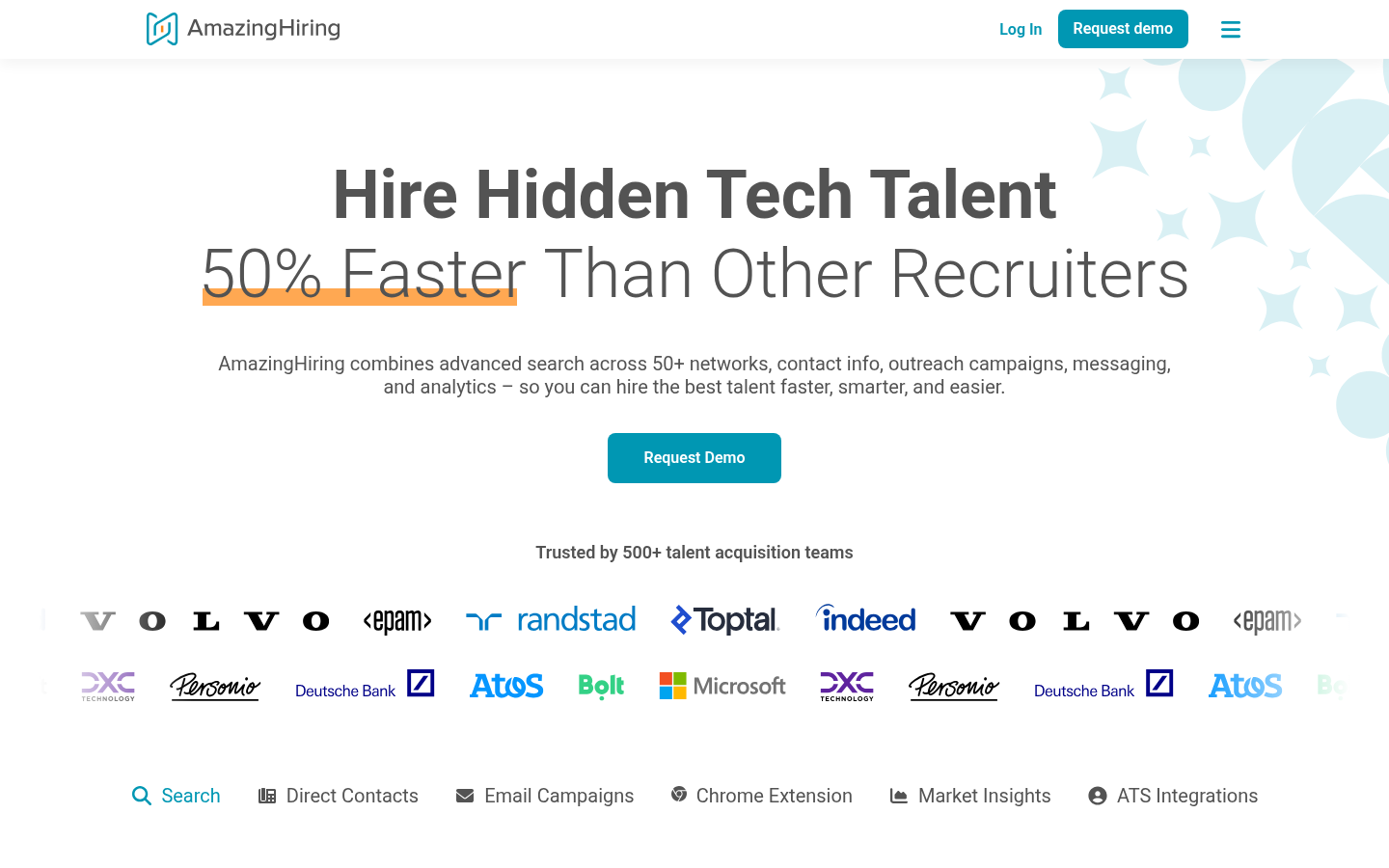 AmazingHiring technical sourcing platform