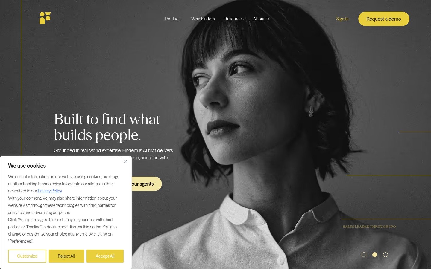 Findem AI talent intelligence platform