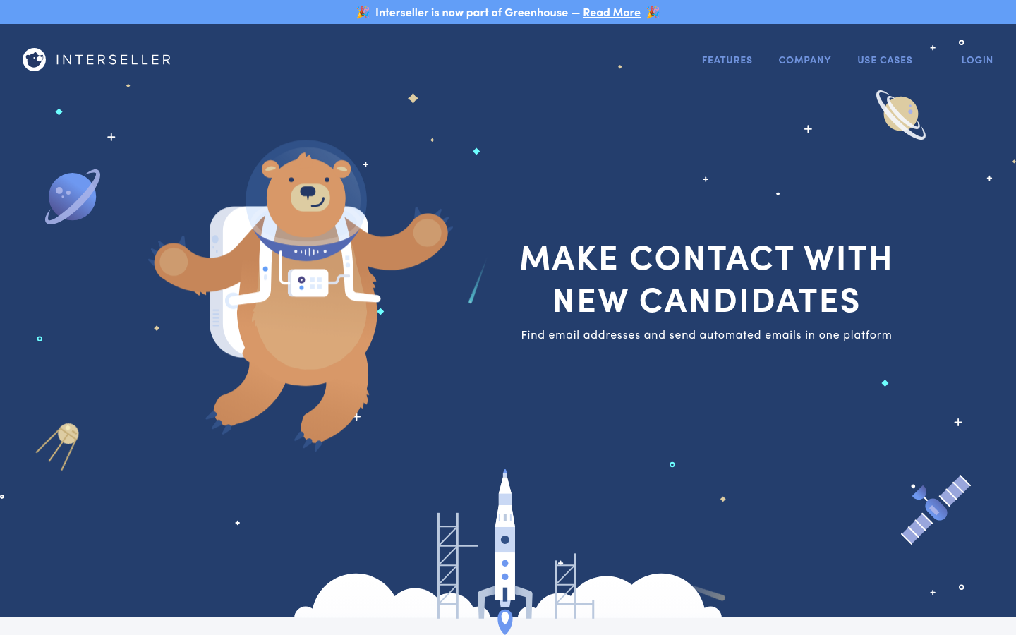 Interseller recruiting outreach platform