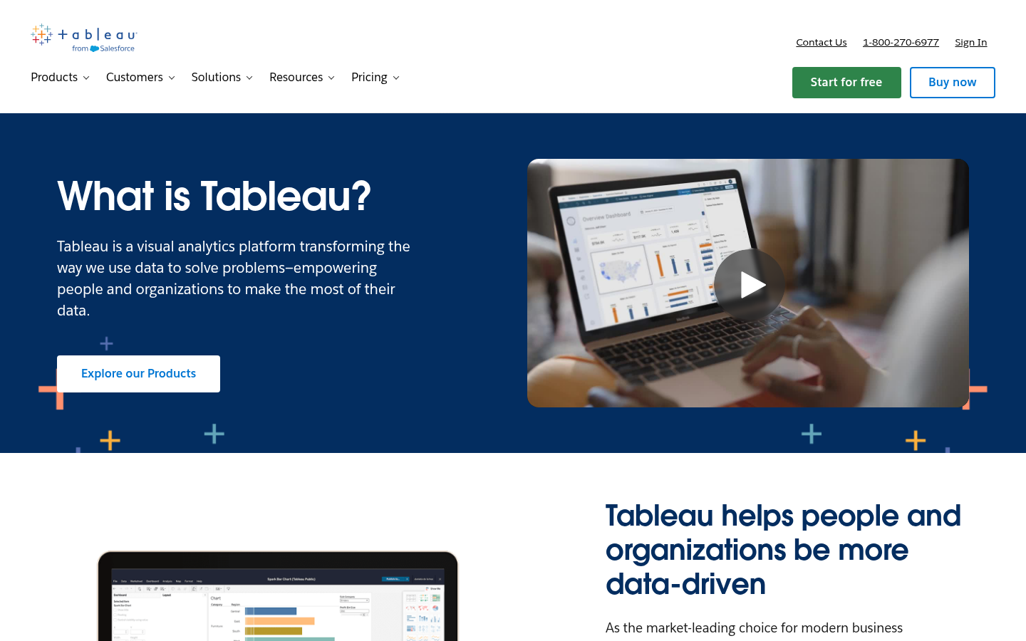 Tableau visual analytics platform