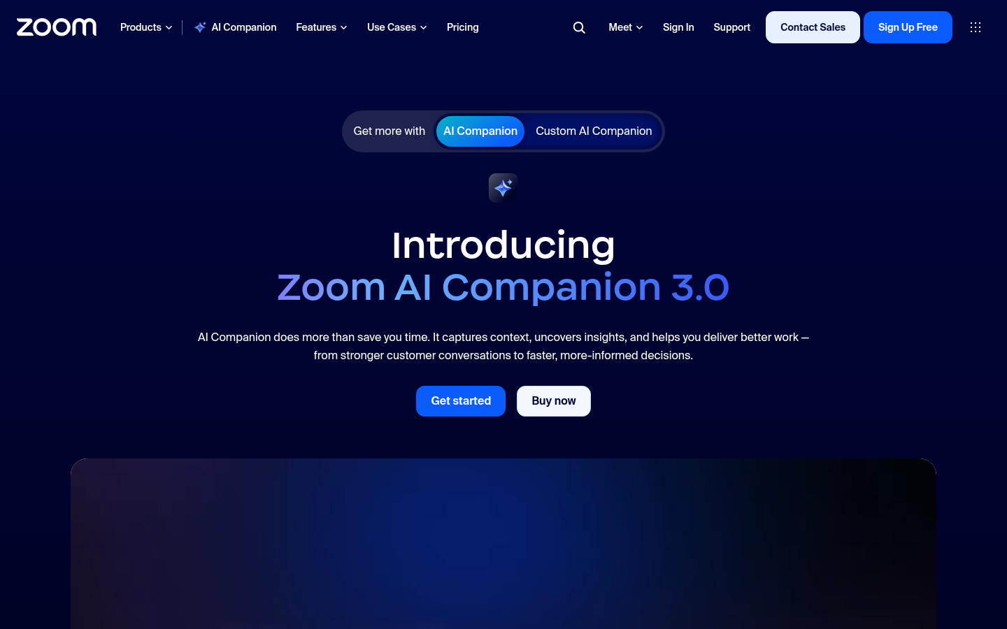 Zoom AI Companion smart AI assistant