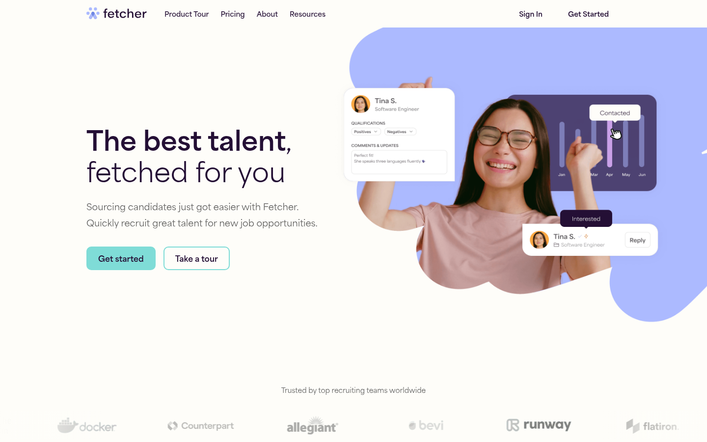 Fetcher product homepage