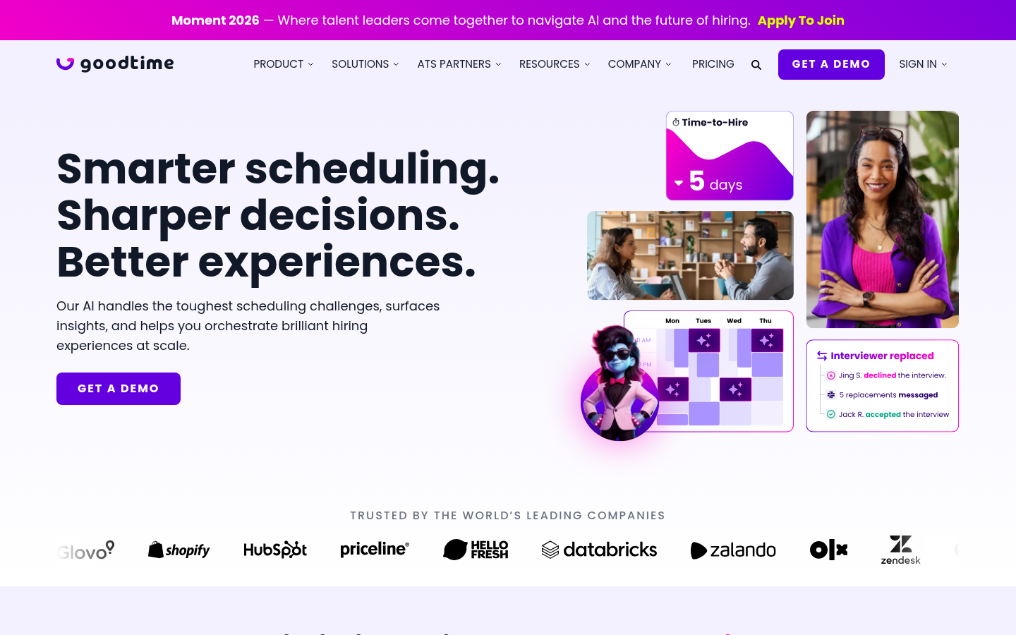 GoodTime product homepage