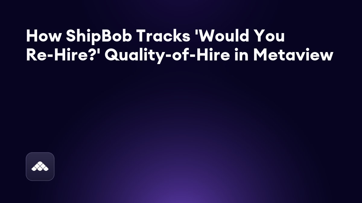 Andy Pittman on selling better lives, not jobs: ShipBob's recruiting discipline