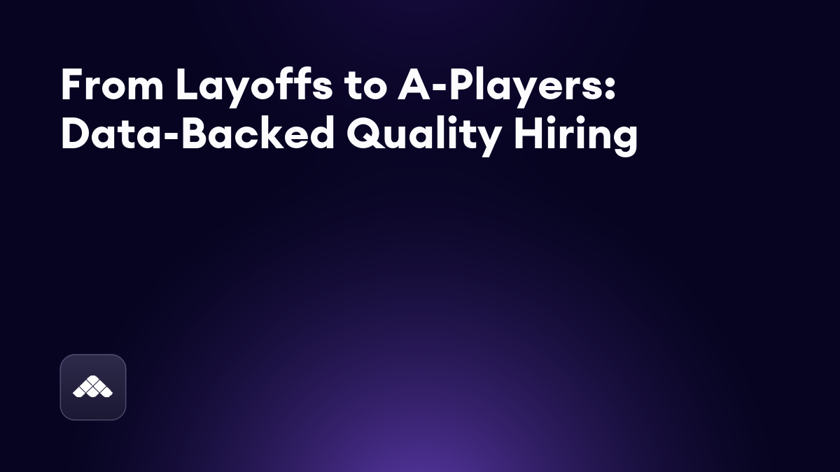 Stop the slapdash hiring: how data-backed quality wins in 2026