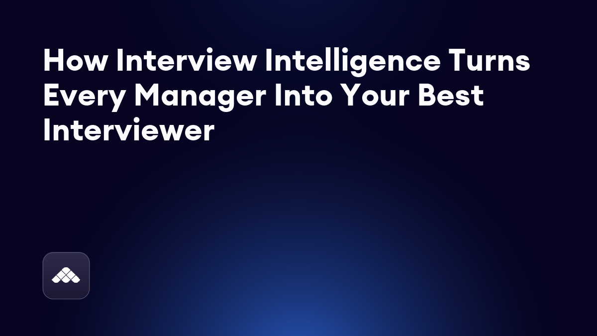 Using interview intelligence to complement the human touch in hiring