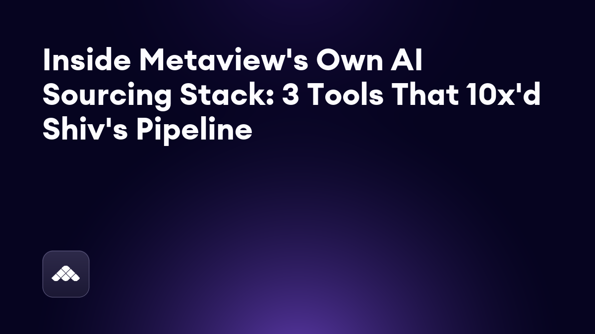 Shiv Brodie's How-I-AI playbook for sourcing, outreach, and assessment
