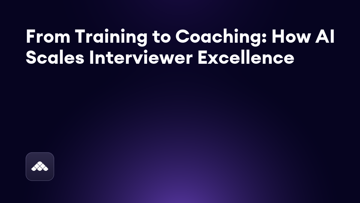 Interviewer training vs coaching: the difference that decides your hiring quality