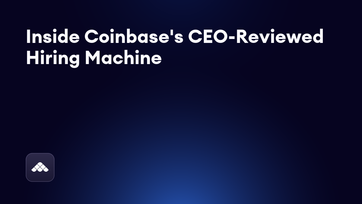 Coinbase's Greg Garrison on building a 10x talent culture