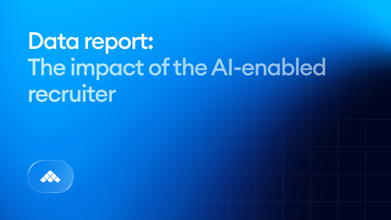 Data report: The impact of the AI-enabled recruiter