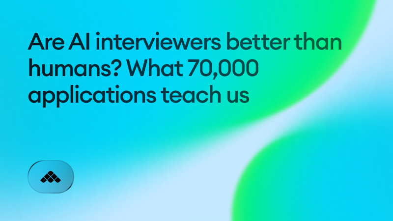 Are AI interviewers better than humans? What 70,000 applications teach us