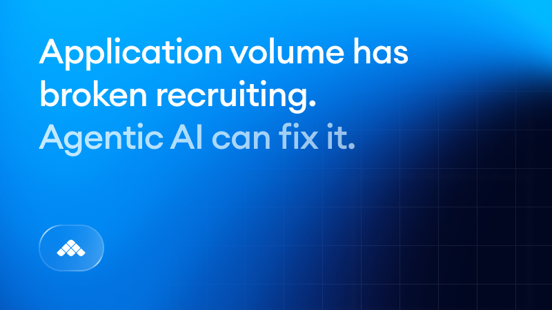Application volume has broken recruiting. Agentic AI can fix it.