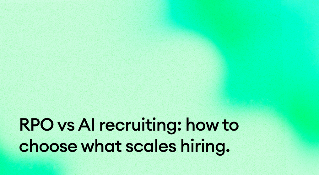 RPO vs AI recruiting: how to choose what scales hiring.