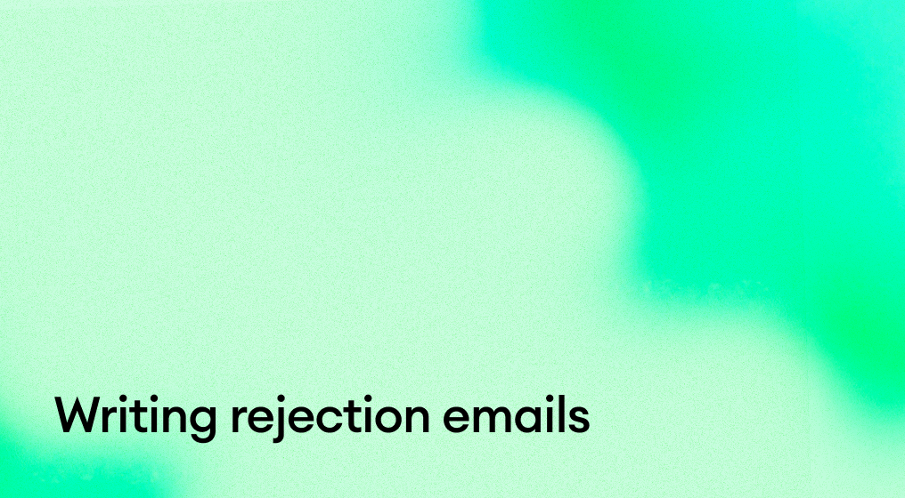 Writing Rejection Emails