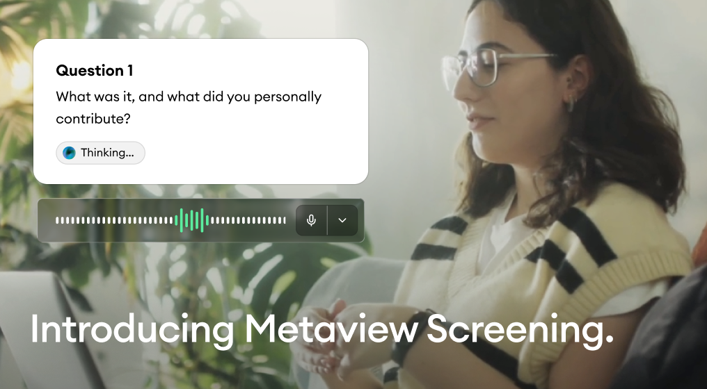 AI screening should give candidates a better shot, not a worse experience.