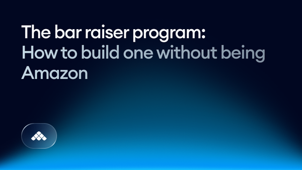 The bar raiser program: how to build one without being Amazon