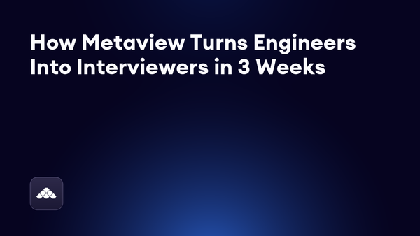 How to enable engineers to run great interviews