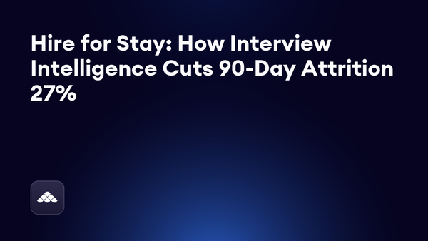Recruitment and retention strategies: why most retention problems are hiring problems