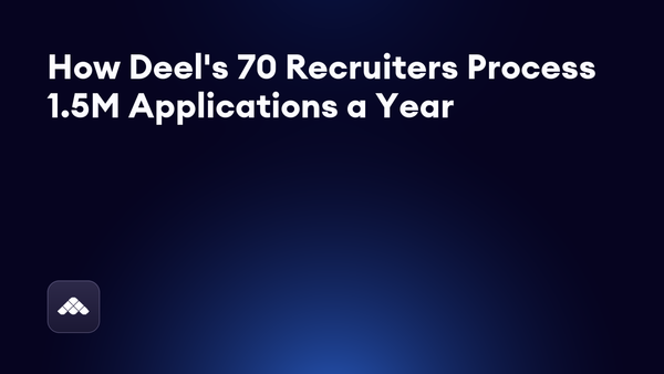 How Deel hires 3,000 people a year with 70 recruiters: Alan Price's playbook for scale