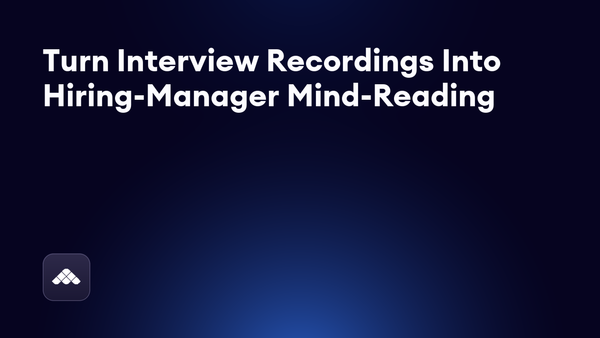 How recruiters can use Metaview to build trust with hiring managers