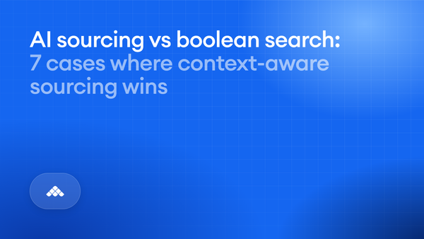 AI sourcing vs Boolean search: what changes, and what nobody has measured