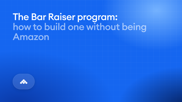 The bar raiser program: how to build one without being Amazon