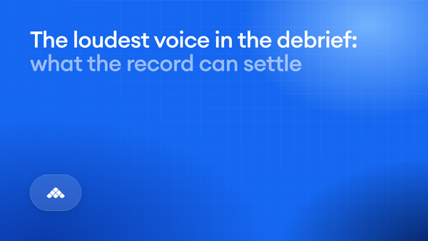 The Loudest Voice in the Debrief: What the Record Can Settle