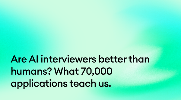 Are AI interviewers better than humans? What 70,000 applications teach us