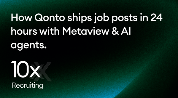 How Qonto ships job posts in 24 hours with Metaview & AI agents
