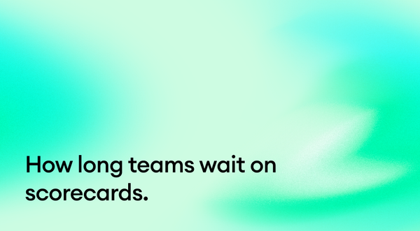 How long teams wait on scorecards: what 811,298 submissions reveal about decision speed