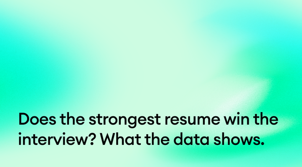 Does the Strongest Resume Win the Interview? What the Data Shows