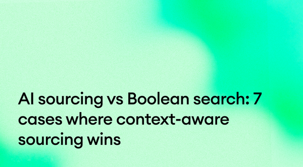 AI sourcing vs Boolean search: what changes, and what nobody has measured