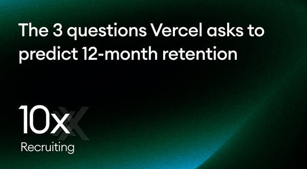 The 3 questions Vercel asks to predict 12-month retention