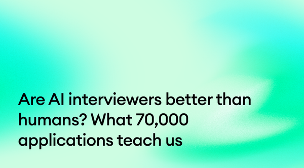 Are AI interviewers better than humans? What 70,000 applications teach us