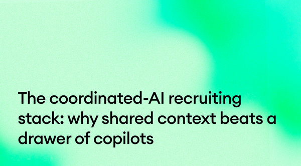 The coordinated AI recruiting stack: which part of it you can measure
